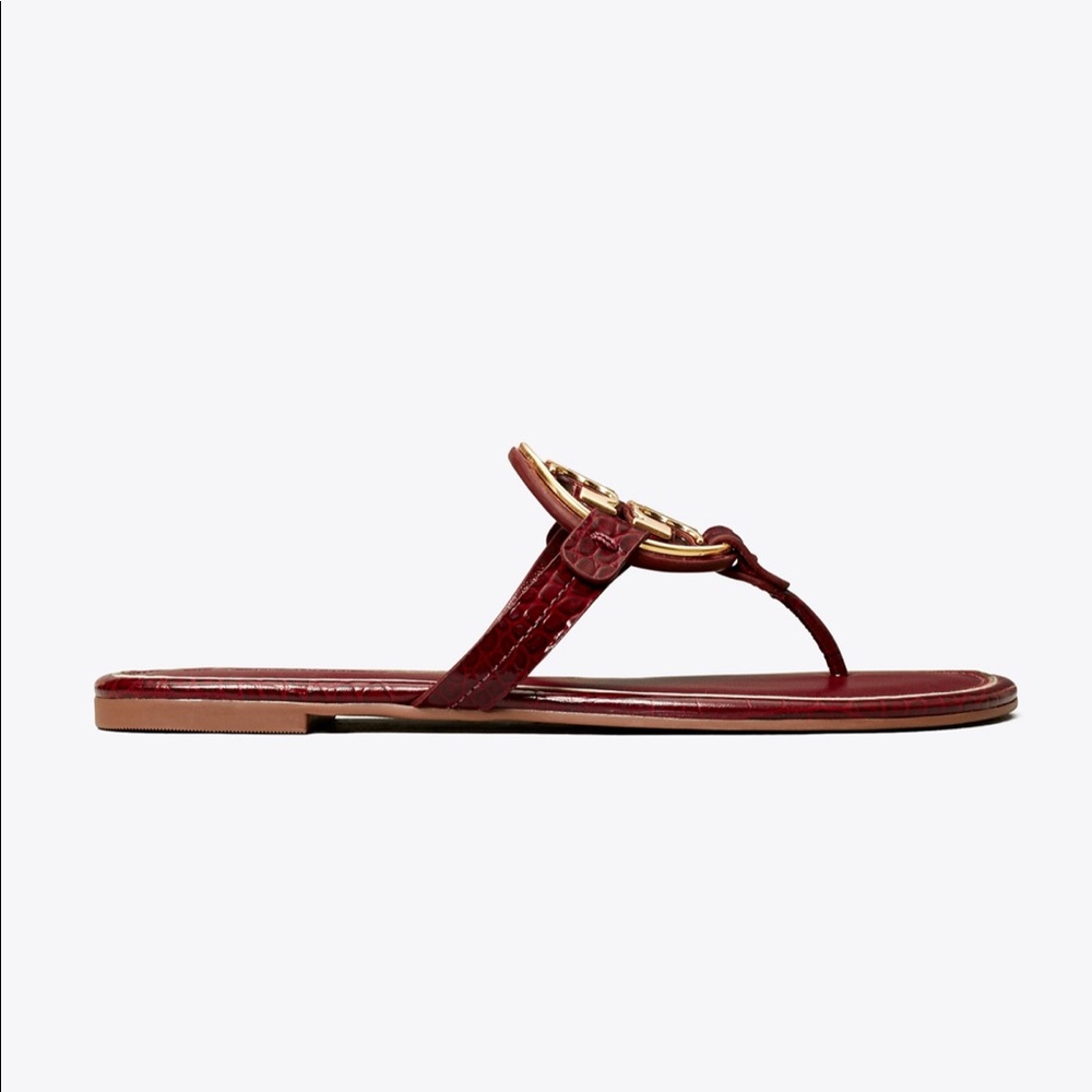 TORY BURCH MILLER METAL-LOGO SANDAL - Picture 5 of 10